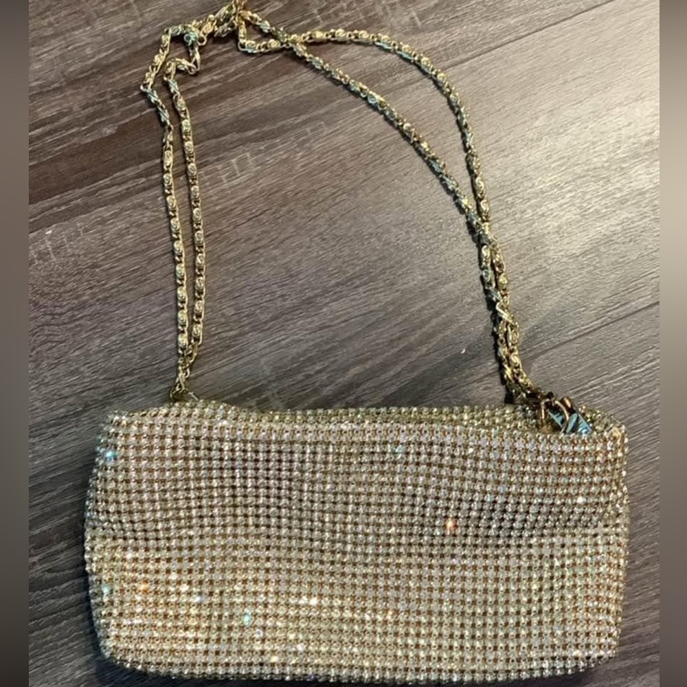 Marciano gold diamond purse